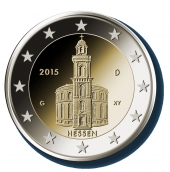 Alemania 2€ 2.015 Bimetálica "HESSEN" SC