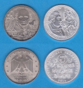 Alemania "Johann Gottfried" Moneda 10€+ Medalla 2.014 SC