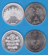 Alemania "Konzil" Moneda 10€+ Medalla 2.014 SC