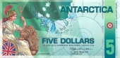 Antártida 5 Dolares 31-3-2.008 SC