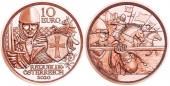 Austria 10€ 2.020 Cobre "Valor-Austria" SC