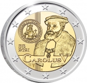 Bélgica 2€ CoinCard 2.021 "CAROLUS V" SC