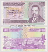 Burundi 100 Francos 1-5-2.010 KM#44 SC