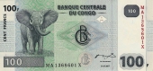 Congo 100 Francos 31-7-2.007 SC