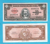 Cuba 10 Pesos 1.960 KM#79 SC