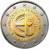 Eslovaquia 2 €uros 2.014 Bimetálica SC "10 Años en la UE" SC
