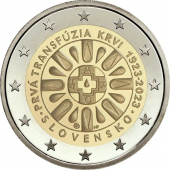 Eslovaquia 2€ 2.023 "Transfusión de Sangre" SC