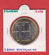 Eslovenia 3€ 2.010 Bimetálica SC