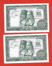 España 1.000 Pesetas 29-Noviembre-1.957 MBC/EBC+ "Reyes Católi."