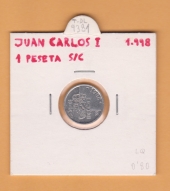 España 1 Peseta 1.998 Aluminio KM#832 SC