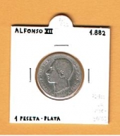 España 1 Peseta1.882 Plata KM#686(Y-B76) MBC-