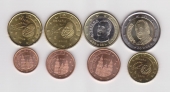 España 2.008 Tira 8 monedas SC