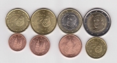 España 2.010 Tira 8 monedas SC