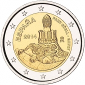 España 2 Euros 2.014 "Park Güell-GAUDÍ" SC