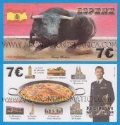 España 7€ 2.014 "Proclamación Felipe VI" SC/Plancha