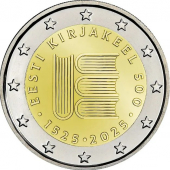 Estonia 2€ 2025 "1er Texto en Estonio" SC