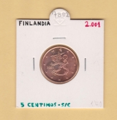 Finlandia 0,05 €uros 2.001 SC