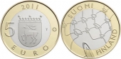 Finlandia 5 Euros 2.011 Bimetálica "Aland" SC