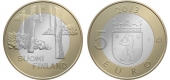 Finlandia 5€ 2.013 Bimetálica "Satakunta" SC