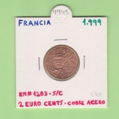 Francia 0,02€uro  1.999  SC