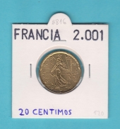 Francia 0,20 €uro  2.001  SC