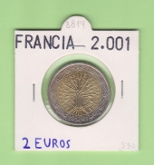 Francia 2 €uros  2.001  SC