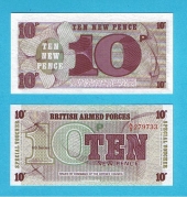 Gran Bretaña 10 New Pence 1.972 KM#45 SC