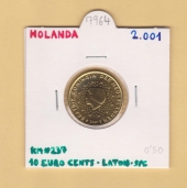 Holanda 0,10 Euro 2.001 SC