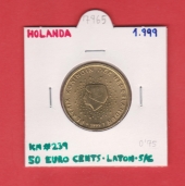 Holanda 0,50 Euro 1.999 SC