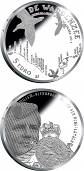 Holanda 5€ 2.016 Plata "Het Wadden Vijfje" SC