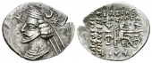 Imperio Parto. Orodes II. Dracma. 57-38 a.C. Partia. MBC