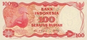Indonesia 100 Rupias 1.984 KM#122 SC