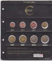 Irlanda Hoja + Monedas 2.002  SC