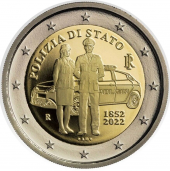 Italia 2€ 2.022"POLIZIA DI STATO"  SC