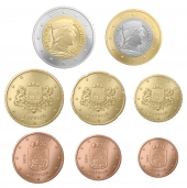 Letonia Tira/Set 8 Monedas Euro 2.014 SC