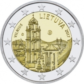 Lituania 2€ 2.017 "VILNIUS" Bimetálica SC