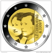 Luxemburgo 2€ 2.009 Bimetálica SC