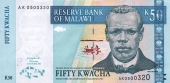 Malawi 50 Kwacha 31-10-2.005 KM#45 EBC