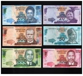 Malawi Set Completo 6 billetes 2.012 SC