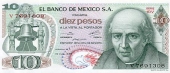 Mexico 10 Pesos 18-2-1.977 KM#63 SC
