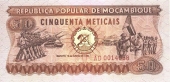 Mozambique 50 Meticais 16-6-1.986 KM#129 SC