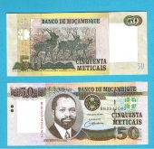 Mozambique 50 Meticais 16-6-2.006 SC