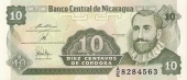 Nicaragua 10 Centavos 1.991 KM#169 SC