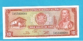 Peru 10 Soles de Oro 17-11-1.976 KM#112 SC