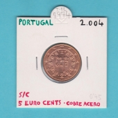 Portugal 0,05€uro 2.004 SC