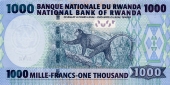 Ruanda 1.000 Francos 2.004 KM#31 SC