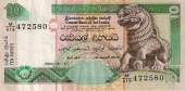 Sri Lanka 10 Rupias 1-7-2.004 SC