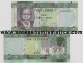 Sudan del Sur 1 Libra 2.011 SC