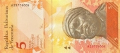 Venezuela 5 Bolivares 20-3-2.007 (08) SC