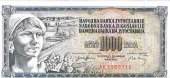 Yugoslavia 1.000 Dinares 19-12-1.974 KM#86 SC
